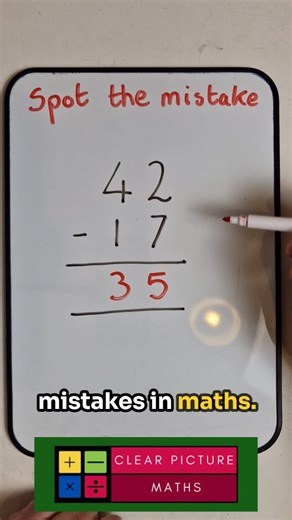 Most maths mistakes aren’t carelessness — they’re a sign a child hasn’t been shown why it works yet. #MathsConfidence #PrimaryMaths #ParentsOfPrimaryKids #MathsAnxiety #clearpicturemaths | Clear Picture Maths | Facebook