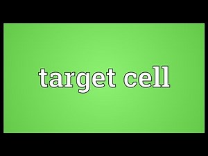 Target cell Meaning