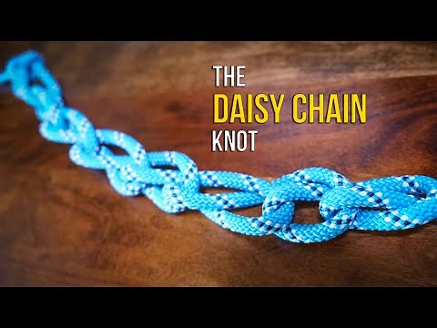 How to Tie the Daisy Chain Knot in UNDER 60 SECONDS!! (Chain Sinnet)