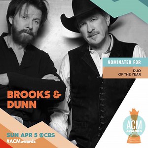14K views · 82 shares | We are honored to be nominated for the ACM - Academy of Country Music Awards Duo of the Year! Tune in to see who wins Sunday, April 5 at 8/7c on CBS! #ACMAwards | Brooks & Dunn | Facebook