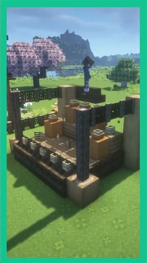 Minecraft Flower Stall 🌸 Easy Cottagecore Market Build