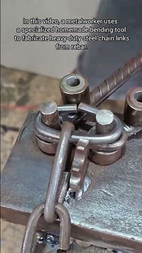 Manual Rebar Chain Fabrication