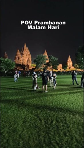 POV Prambanan Temple at Night #prayabrother #prambanan