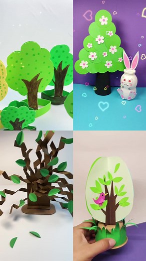 Creative Handmade Tree DIY Project for Kids