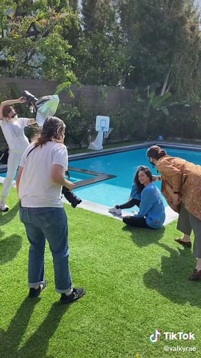 Valkyrae New York Times Interview BTS | Pool Photoshoot