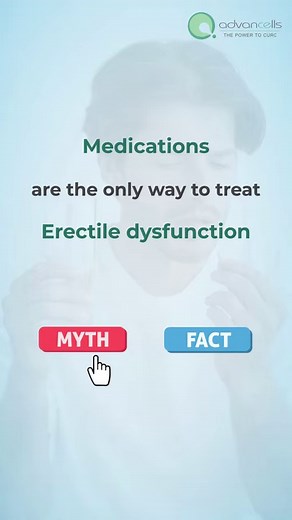 Did you know there are various approaches to managing ED besides medication? From mechanical devices and surgery to counseling and cell therapy research, treatments can cater to individual needs and preferences. Remember, it's vital to consult a healthcare professional to discuss the best options for you. Learn more about #ED and different treatment approaches on https://www.advancells.com/stem-cell-treatment-erectile-dysfunction/ #erectiledysfunctionsolution #healthcare #advancells #erectiledys