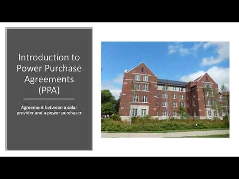 Solar PPA Calculator Video Tutorial