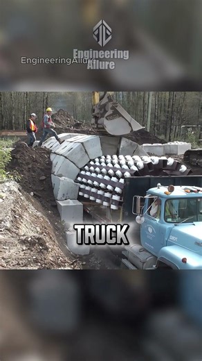 This Truck Builds Tunnels Like a Giant Zipper 😍 #shorts