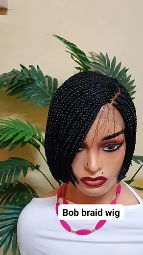 62K views · 533 reactions | #short #custommade #braids #wigs bob braid wig | Matara Ivy Kwamboka | Facebook