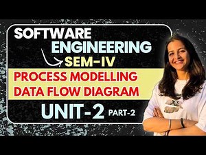 Process Modelling & Data Flow Diagram (DFD)| Software Engineering Sem-4| Unit-2 Part-2