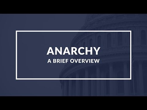 Anarchy: An Overview of a State of Societal Disorder and Absence of Government Authority