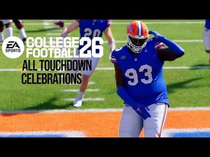 All College Football 26 Touchdown Celebrations