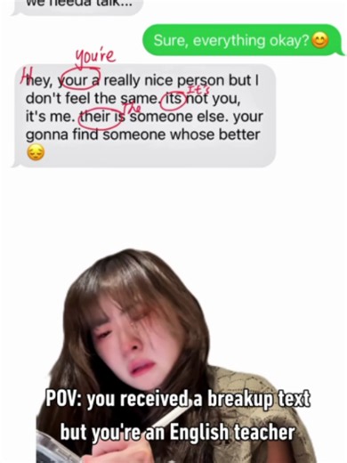 I don't know if I should be mad or sad - #teachermeme #breakup #9gag