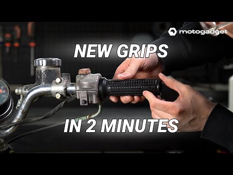 How to Replace Motorcycle Grips (In 2 Minutes)