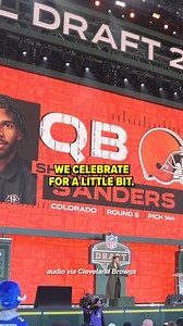 22K views · 143 reactions | Shedeur Sanders spoke to the media on a conference call for the first time as a Cleveland Brown. (: Cleveland Browns) | CBS Sports | Facebook