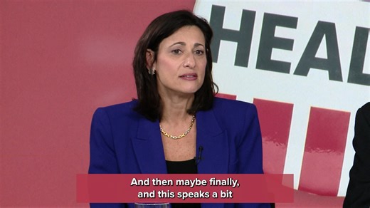 Former CDC director Rochelle Walensky shared her shock at the fragility of public health in the United States during her recent talk with the #HarvardChanStudio. What to delve deeper into the dynamics of government work? Watch the entire event: https://bit.ly/48IxvgW. | Harvard T.H. Chan School of Public Health