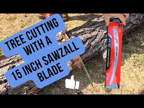15-Inch Sawzall Blade VS Fallen Pine Tree 🌲 | Amazon Tool Review