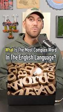 What’s The Most Complex Word In The English Language? #shorts #enlgish #language #word #dictionary