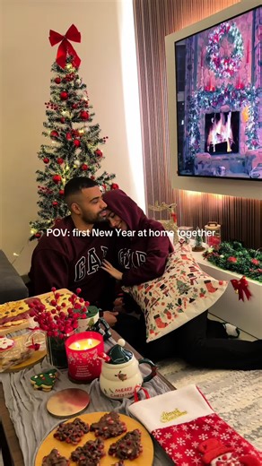 First New Year Celebration at Home Together