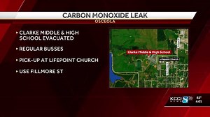 Clarke schools evacuated due to carbon monoxide leak