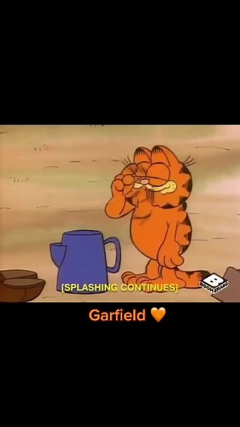 Garfield y su divertido encuentro con el pez