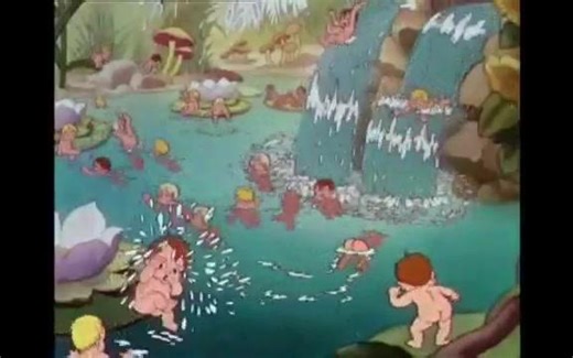 1935年美国动画短片 《水孩子》 The Water Babies