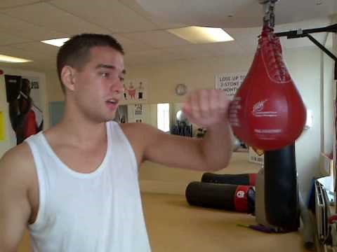 Bfree's Chris tutorial on Speed Ball (Bag) boxing punch training