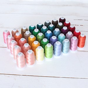 Machine Embroidery Thread 500M Set - 40 Vivid Colors - Fits Brother & More - Polyester - Etsy