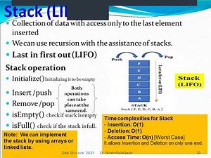 Lecture 4 Data Structure & Algorithm Complexity Part 1