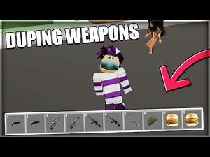 Duping Every Weapon In Roblox Da Hood