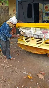 Piaggio ape bumper painting #painter #workshop #painting #auto | Auto World
