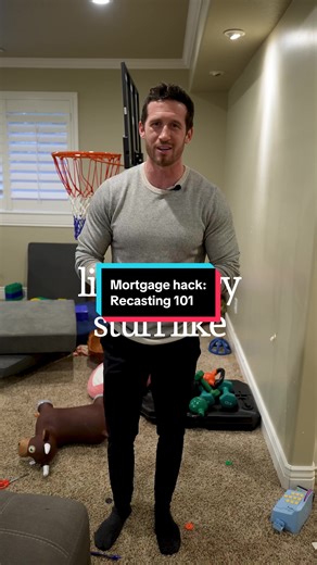 This is a mortgage hack nobody knows about. It is called a recast, and it can lower your monthly payment without selling your house or refinancing. You take a lump sum of cash and apply it to your principal, then the lender recalculates the payment based on the lower balance. Same rate. Same loan. Smaller payment. This works incredibly well if you buy a new home before selling your current one. Once the old house sells, you can use the proceeds to recast the new loan instead of scrambling to tim