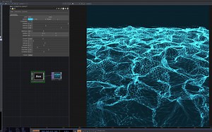 【TouchDesigner】手动做了一个水波纹伪焦散控制器插件