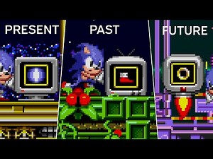 Present, Past and Future has Different Monitors! ~ Sonic CD mods ~ Gameplay