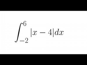 Integral de função Modular Definida - Exemplo