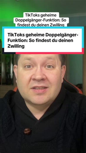 Wir zeigen dir eine versteckte TikTok-Funktion, mit der du deinen Doppelgänger finden kannst. Ich habe diese coole Funktion ausprobiert und gleich zwei Menschen gefunden, die mir wie aus dem Gesicht geschnitten ähneln. Mit einer einfachen geheimen Suchanfrage kannst auch du herausfinden, wie viele Doppelgänger es von dir gibt. Wir erklären dir Schritt für Schritt, wie du vorgehen musst. #TikTokHack #Doppelgänger #GeheimeFunktion #TikTokTrick #MyDoppel
