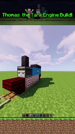 How to Build Thomas the Tank Engine in Minecraft