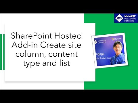 SharePoint Hosted Add-in Create site column, content type and list using Visual Studio 2017