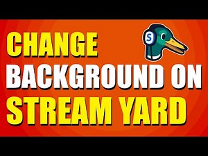 How To Change Background In Streamyard (Quick Guide)