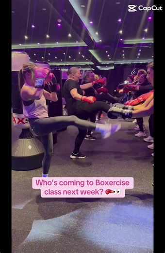 Hah ;))) Who’s coming to Boxercise class next week? 🥊👀 #trump2025 #fitnessclass