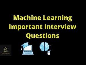 Important Machine Learning interview questions | Machine learning questions for freshers 🔥🔥