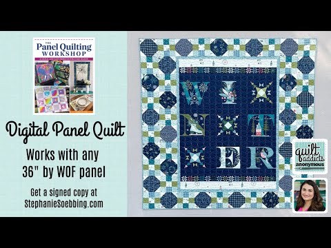 How to Add Borders to a 36" Panel to fit any 12" Block | Panel Quilt Workshop Tutorial