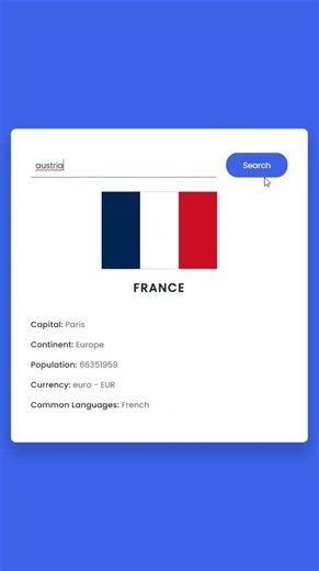 Country API #HTML #CSS #Javascript