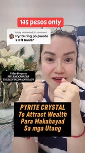 254 reactions · 17 shares | Natural Pyrite Crystal Ring 145 only sa tiktok po makakaorder ng legit #pyritecrystal #pyrite #pyritestone #pampaswerte2025 | Mylene Cabrera | Facebook