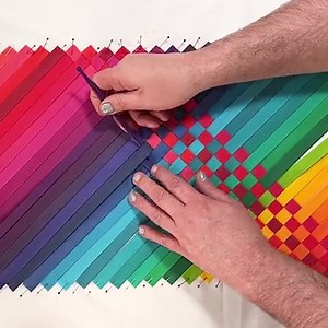 Colorful Geometric Weave... | Mx Domestic