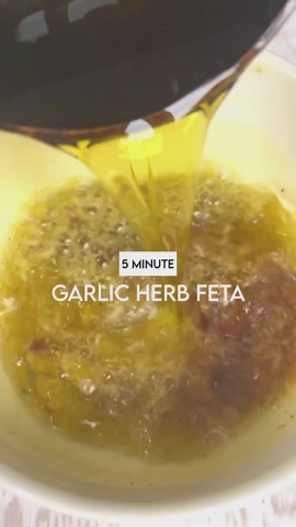 Homemade Garlic Herb Marinated Feta – Easy & Flavorful Recipe!