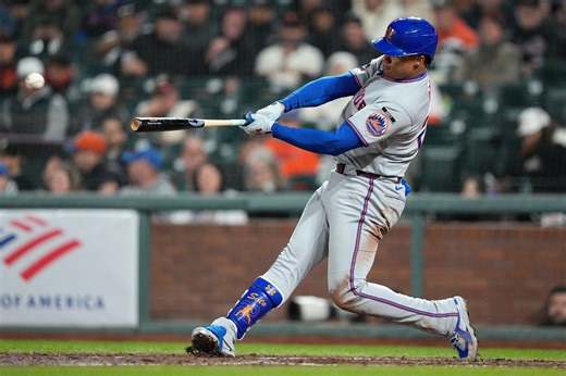 Mets slugger Juan Soto leaves game against Giants with right calf tightness; MRI set for Saturday - WTOP News