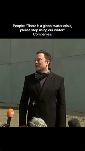 “Hehe, if there is no water, drink electrolytes” - Elon Musk probably #water #idiocracy