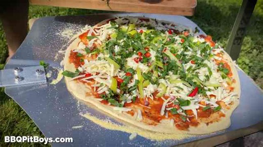 Egg on pizza recipe