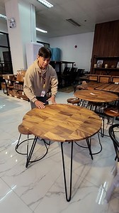 Best seller phoenix round dining table! | Grains Furniture